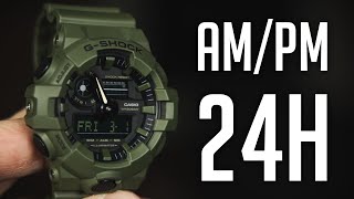 Comment Ajuster Ampm Ou 24H Sur Une Montre Casio G-Shock
