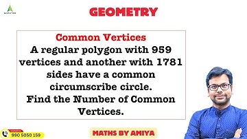 Geometry for CAT Exam : Common Vertices in Two Regular Polygons