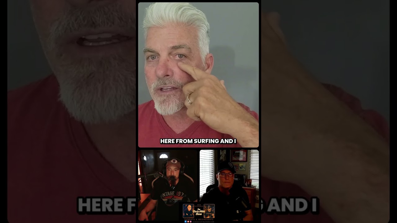 Barry Shares His Surfing Injuries and Stitches Story #chrisandmikeshow #Surfing #Surfers #Actor