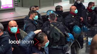 Scontri Milano, fermi nella stazione della metropolitana