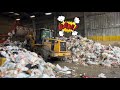 Watch a wall of garbage so tall almost impossible to move garbagetruck garbage satisfying trash