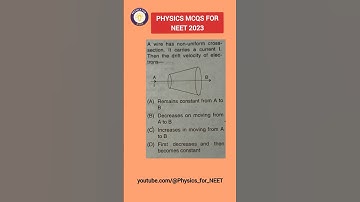 Expected physics mcq with answer and explanation by J Akhter Sir for NEET UG 2023 #Shorts