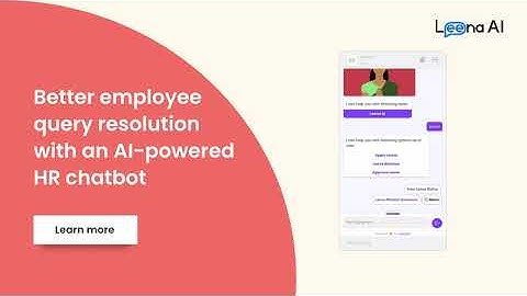 HR chatbot to auto-answer employee queries
