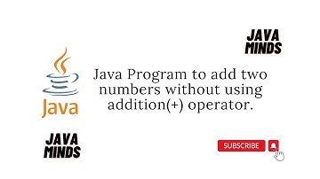 Java Program to add two numbers without using addition(+) operator.