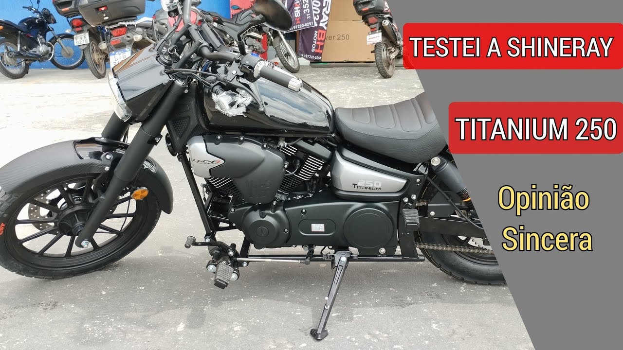 Testei o lançamento da Shineray, TITANIUM 250 , opinião sincera! #shineray #titanium