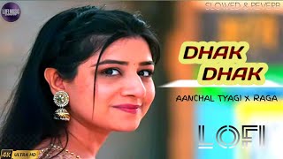 DHAK DHAK (slowed reverb) -Aanchal tyagi Raga x Rusha & Blizza x Abhijit Shrivastava - Lofi House RP