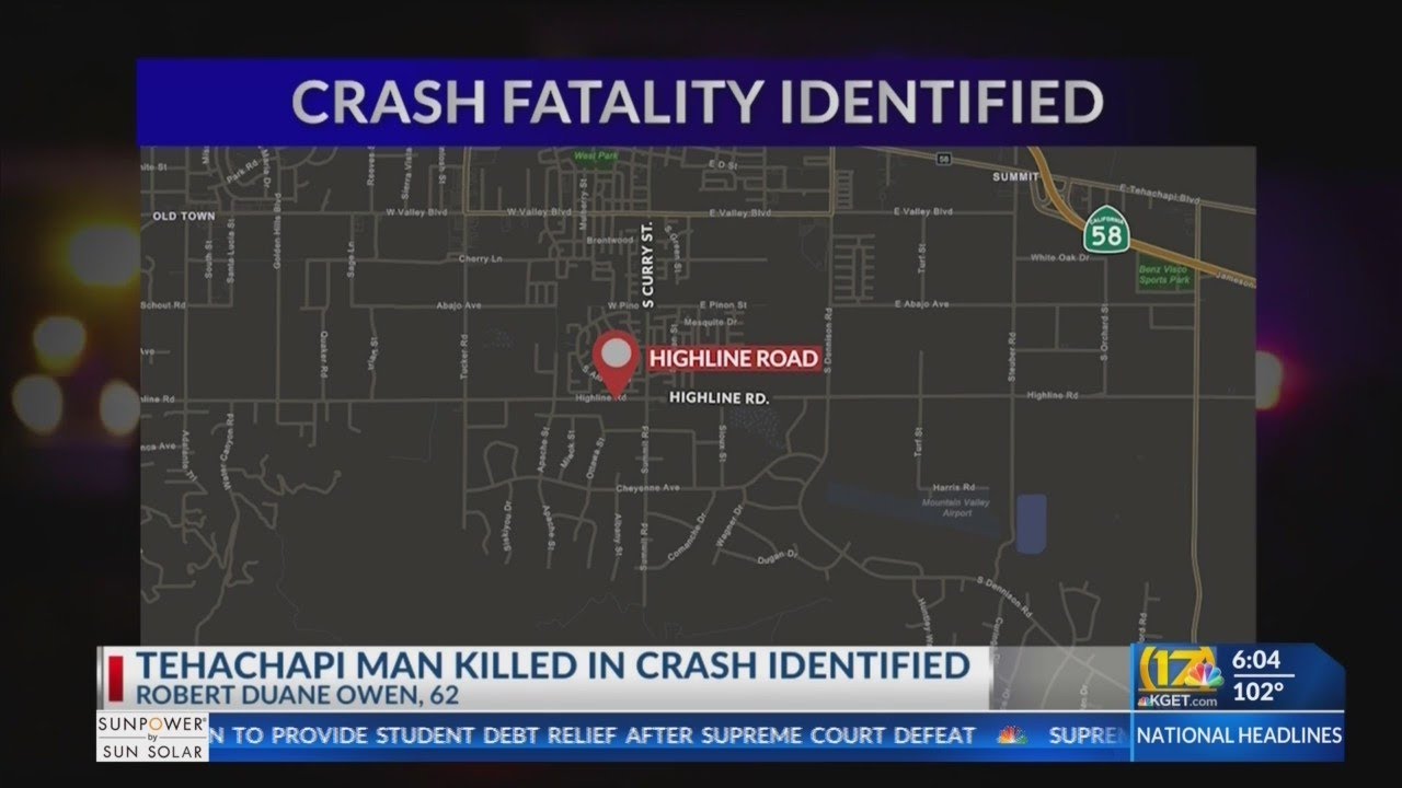 Coroner identifies Tehachapi man killed in fatal crash - YouTube
