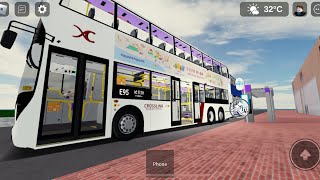 Roblox[前往機場的途中遇上交通意外] 德里鎮紫荊巴士BB TV6470 @E95六里鎮→展覽館