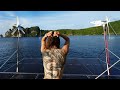 Living off grid on self sufficient catamaran  full boat tour of all upgrades