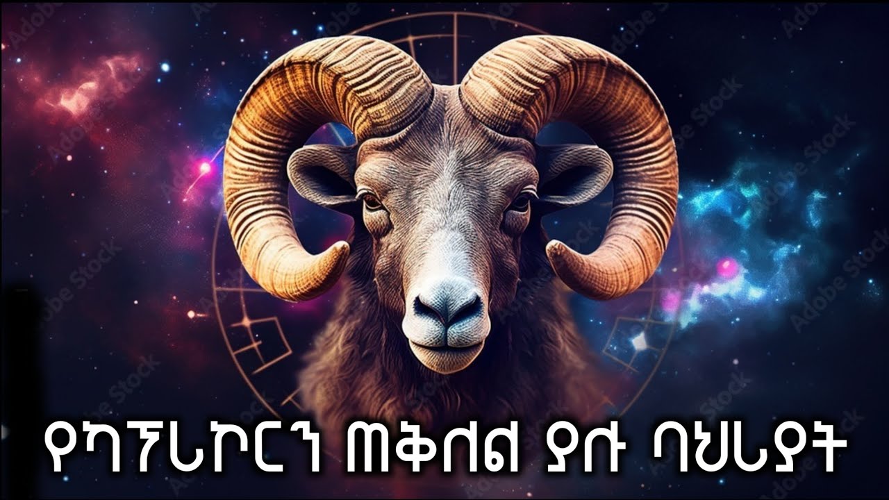 የካፕሪኮርን (ጀዲ መሬት) ጠቅለል ያሉ ባህሪያት || ከታህሳስ - ጥር 11 ለተወለዱ ሰዎች