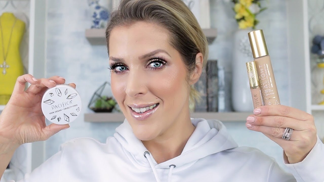 NEW Pacifica Alight Clean Foundation, Full Coverage Concealer and Luminous Setting Powder REVIEW!