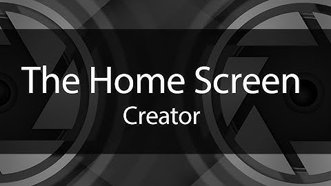 Photopia Creator Home Screen Tutorial