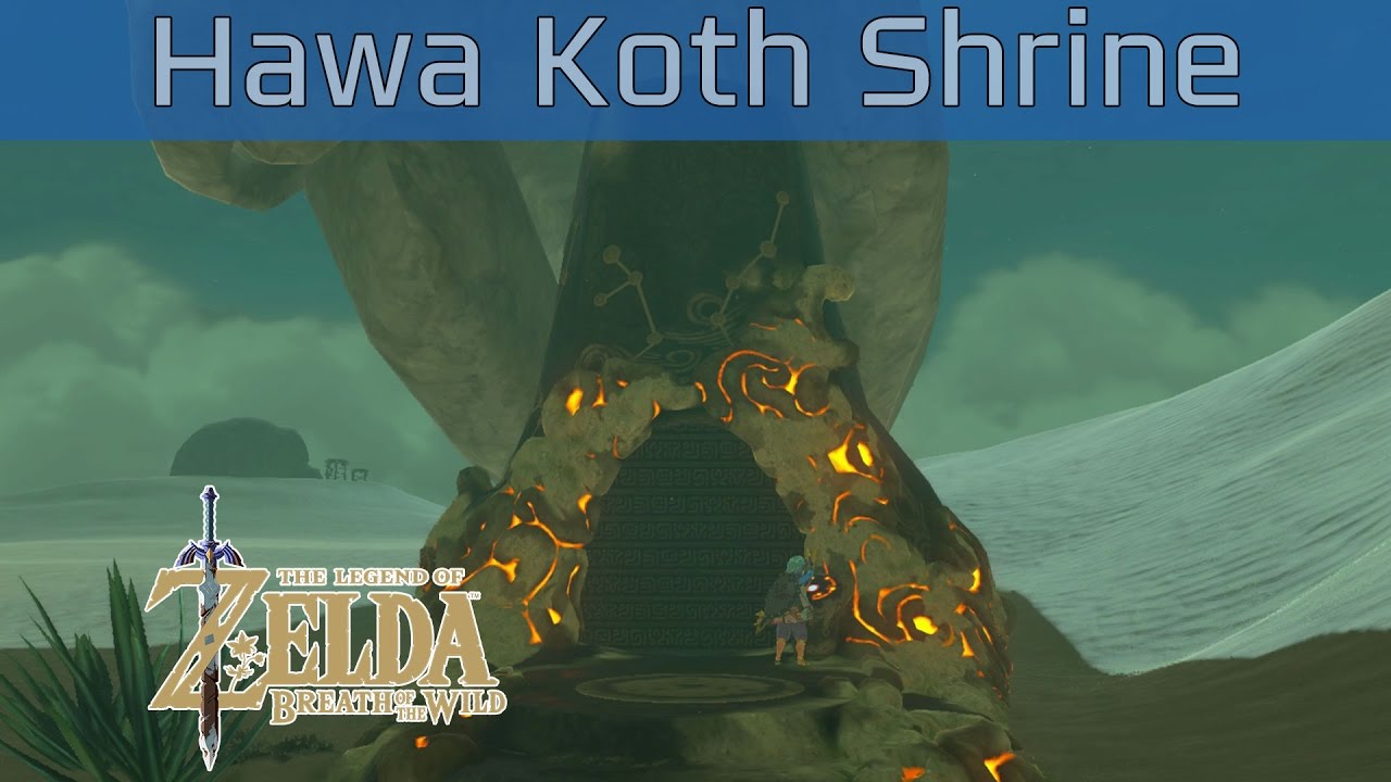 The Legend of Zelda: Breath of the Wild - Hawa Koth Shrine Walkthrough ...