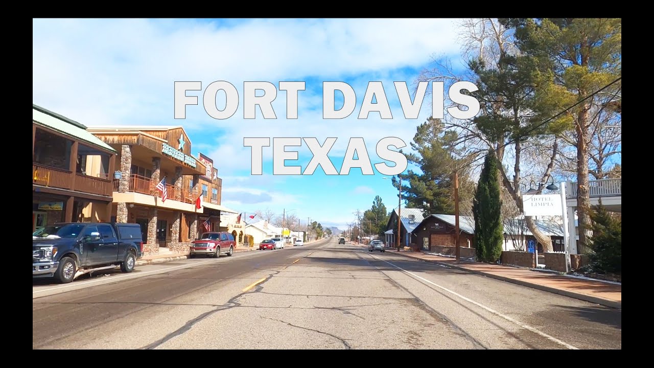 Fort Davis, TX Driving Downtown 4K YouTube