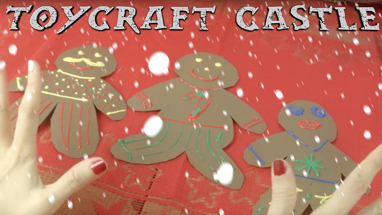 TC DIY Construction Paper Gingerbread Men and Women YouTube