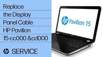 Replace the Display Panel Cable | HP Pavilion 15-cc000 and cd000 | HP