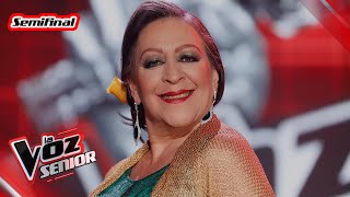 Gloria Elena canta &#39;Volver&#39; en la semifinal | La Voz Senior 2022