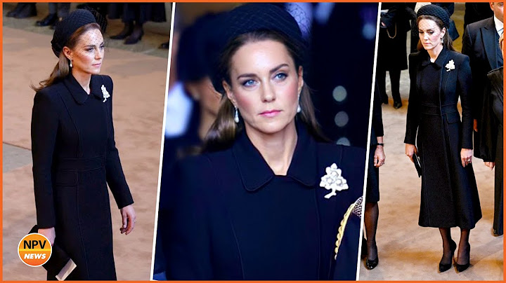 Princess Kate “Stunning” With Queen's Diamond And Pearl Leaf Brooch As She Honoring Late Monarch