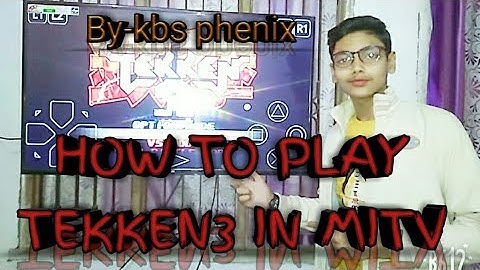 HOW TO PLAY TEKKEN3 IN MITV4/4A/PRO.  {HINDI}.
