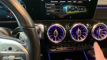 Mercedes A Class change menu language