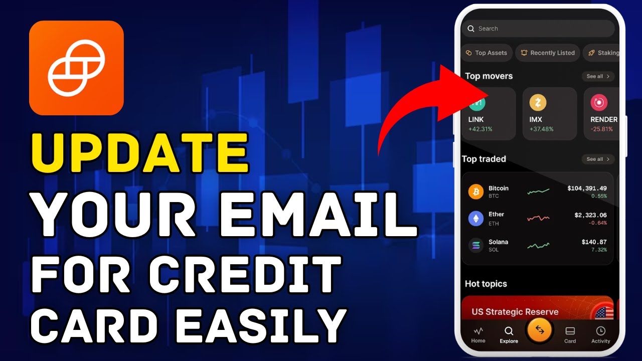 How to Update Email for Gemini Credit Card Notifications 2025? - YouTube