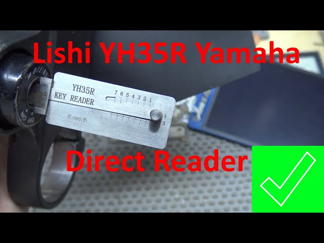 503) Lishi YH35R Yamaha Direct Reader Demo - YouTube