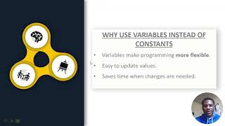 Introduction to Programming - Constants vs Variables, Why use variables instead of constants