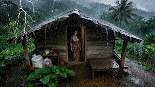 Heavy Rain in Remote Himalayan Village | Real Nepal Village Life | Rural Village | Nepali Village
