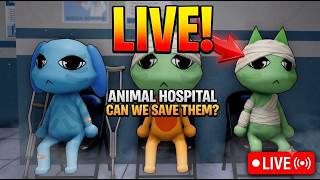 Playing Animal hospital anomaly roblox horror live🔴 #roblox #live #trend