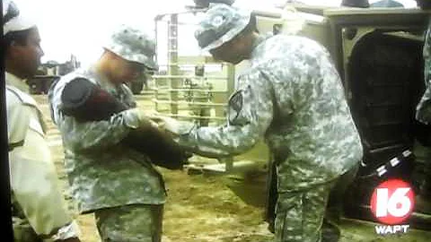 Rachel Henson in Iraq on WAPT 10 PM News on 12-27-09