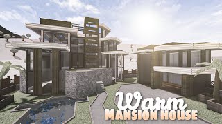 Bloxburg: Mansion Warm House (No Large Plot) || House Build