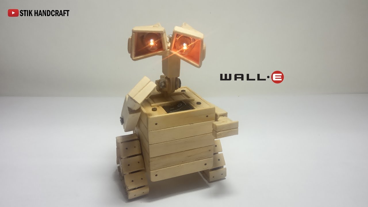 Wall-E Robot | Easy popsicle stick - YouTube