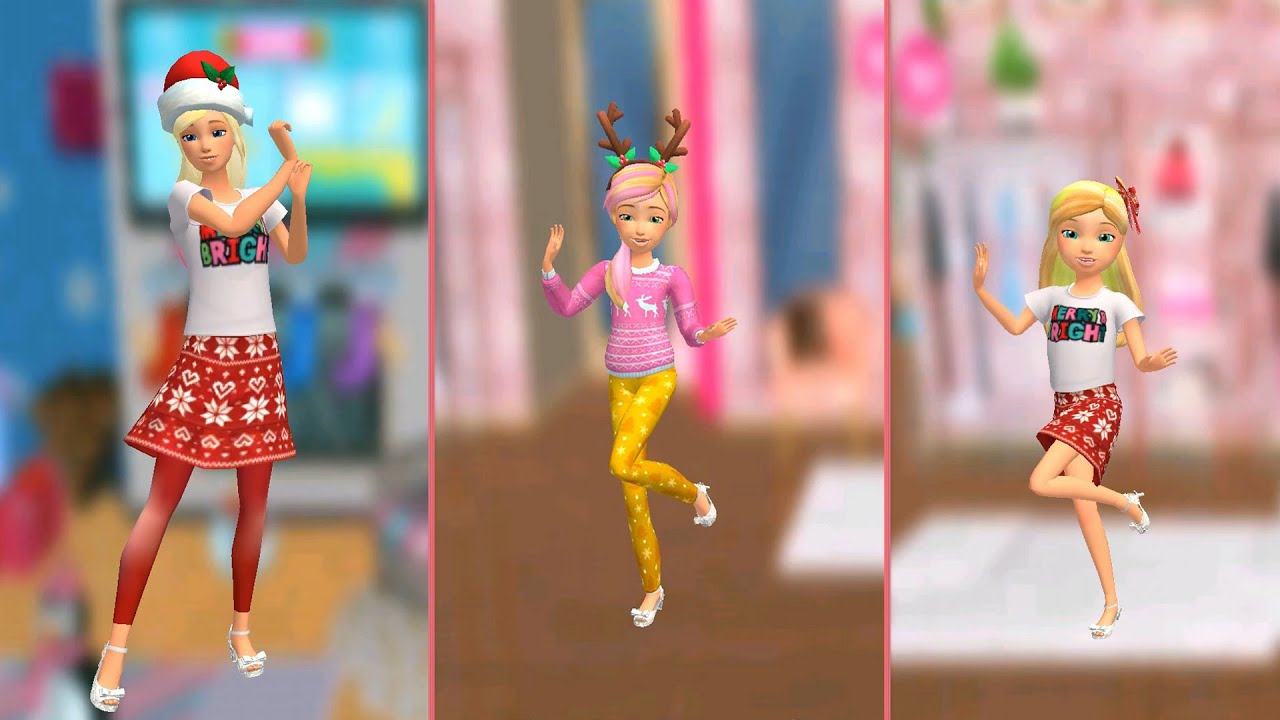 barbie christmas dress up games Barbie Christmas Night Dress Up online girl game