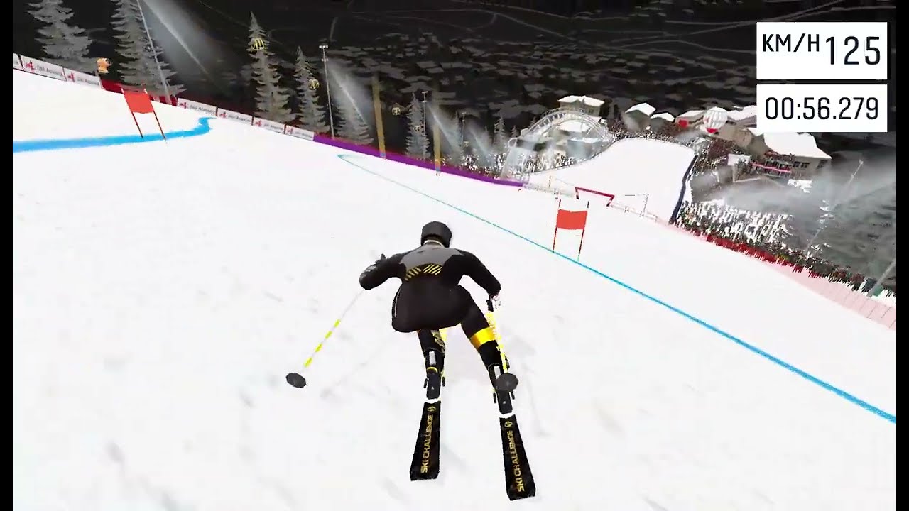 🌙 Schladming Race 2 – Winning Run | Ski Challenge World Cup 26