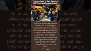 Serangan Israel Ke Gaza Tewaskan 109 Orang Saat Gencatan Senjata