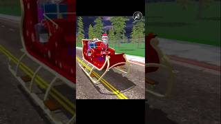 😡Christmas Train attack School Bus - INDIAN BIKES DRIVING 3D #gta #franklin #trending #santa #attack screenshot 2