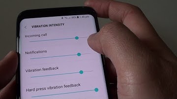 Samsung Galaxy S8: How to Change Vibration Intensity / Heptic Feedback