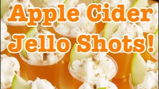 How To Make Apple Cider Jell-O Shots! Vlogtober Day 21