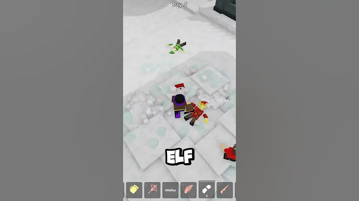 How to SAVE The ELF Stuck Inside SNOW in 99 NIGHTS IN THE FOREST #99nightintheforest