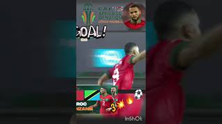 3 Goals  Maroc vs Tanzanie #afcon2023 #morocco #maroc #football #new #live #المنتخب_المغربي #top