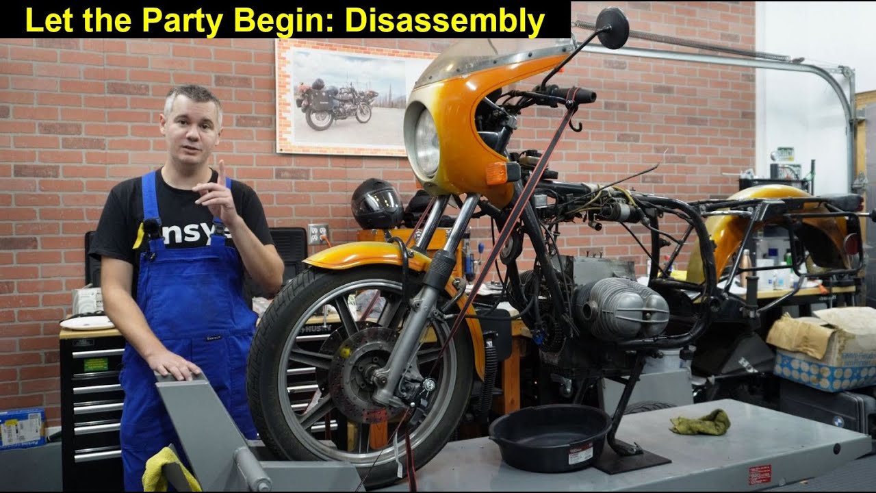 BMW R90S 1975 года: пусть начнется вечеринка (разборка)