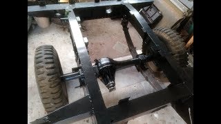 Land Rover Series 2A 88 - Rear Axle Installed