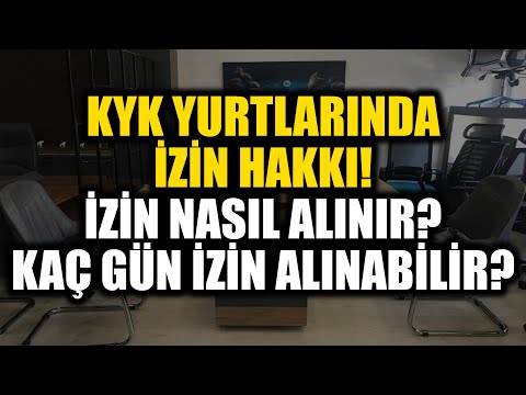 2021 KYK YURDUNDA İZİN NASIL ALINIR ? KAÇ GÜN İZİN HAKKIMIZ VAR KYK İZİN ALMA İŞLEMLERİ #kyk #izin