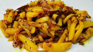 Bihari Crispy Aloo Bhujia - Kurkure Aloo Fry Recipe - बिहारी आलू भुजिया - Recipe Ranger Wagisha