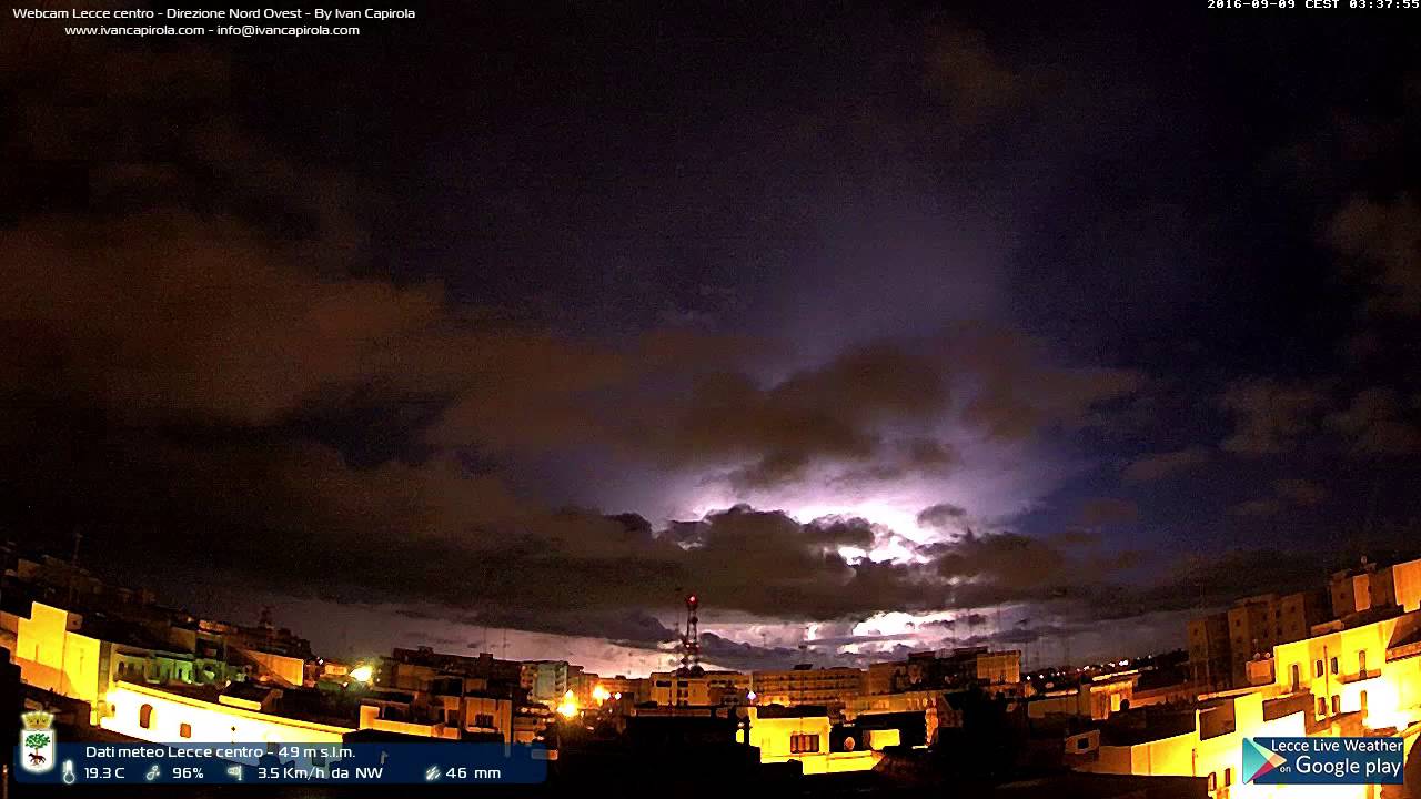 Lecce - Timelapse temporale