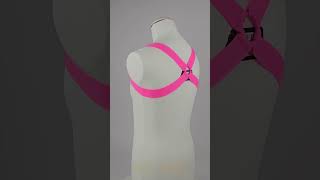 Tof Paris - Fetish Elastic Harness   Neon Pink