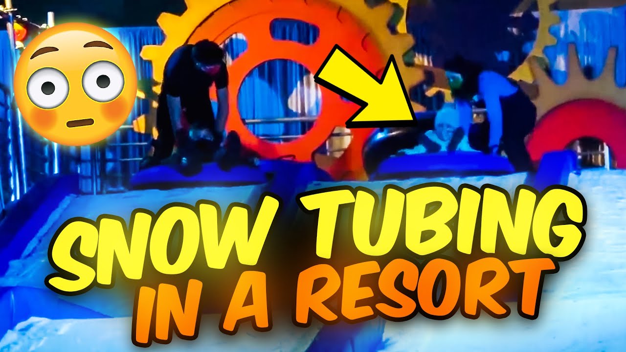 Snow Tube sliding At The Gaylord Palms Is A Thrilling Adventure With