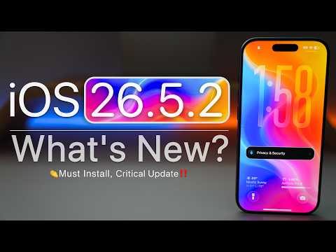 [zollotech] iOS 26.5.2 is Out! - What's New? 영상 썸네일