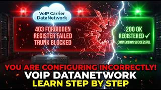 24⚠️Set up your Data Network SIP Trunk Step by Step (Complete Guide)