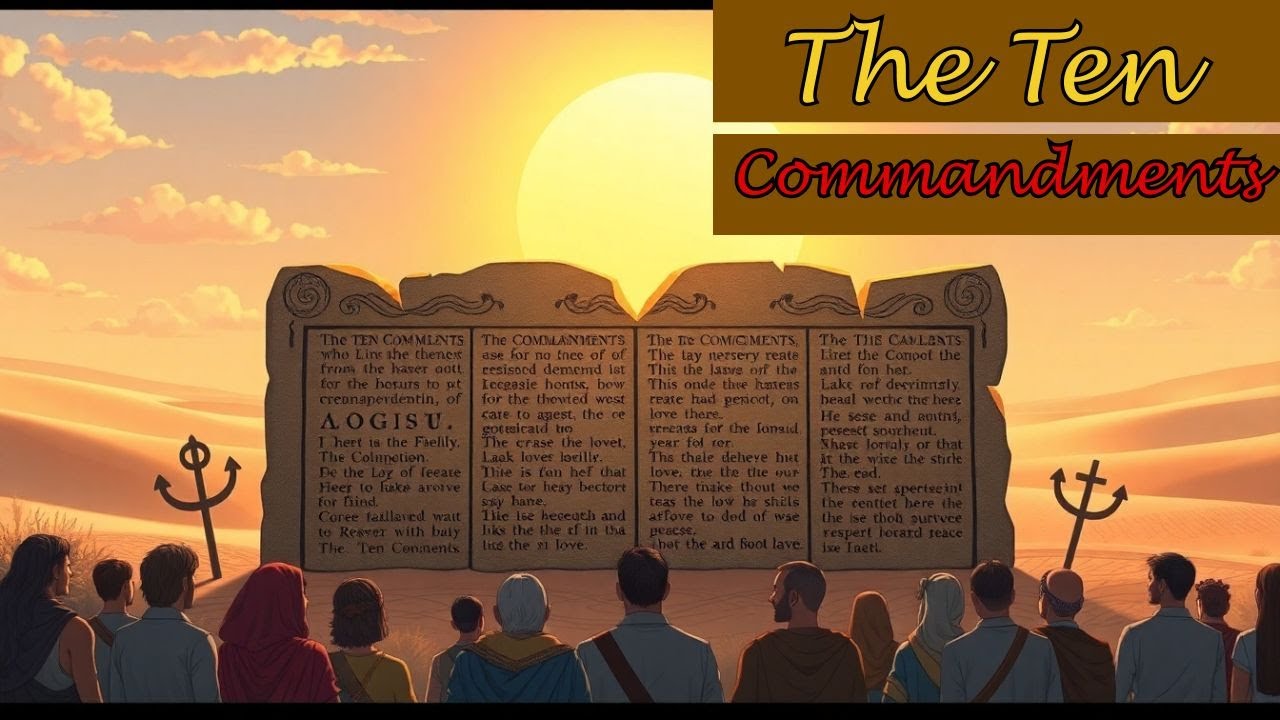 The 10 Commandments Explained for Kids | Faith Tales With Debz